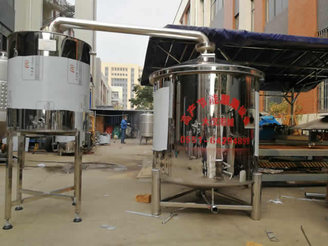 大汉牌外接蒸汽式酿酒设备